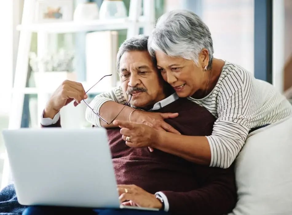 couple on computer