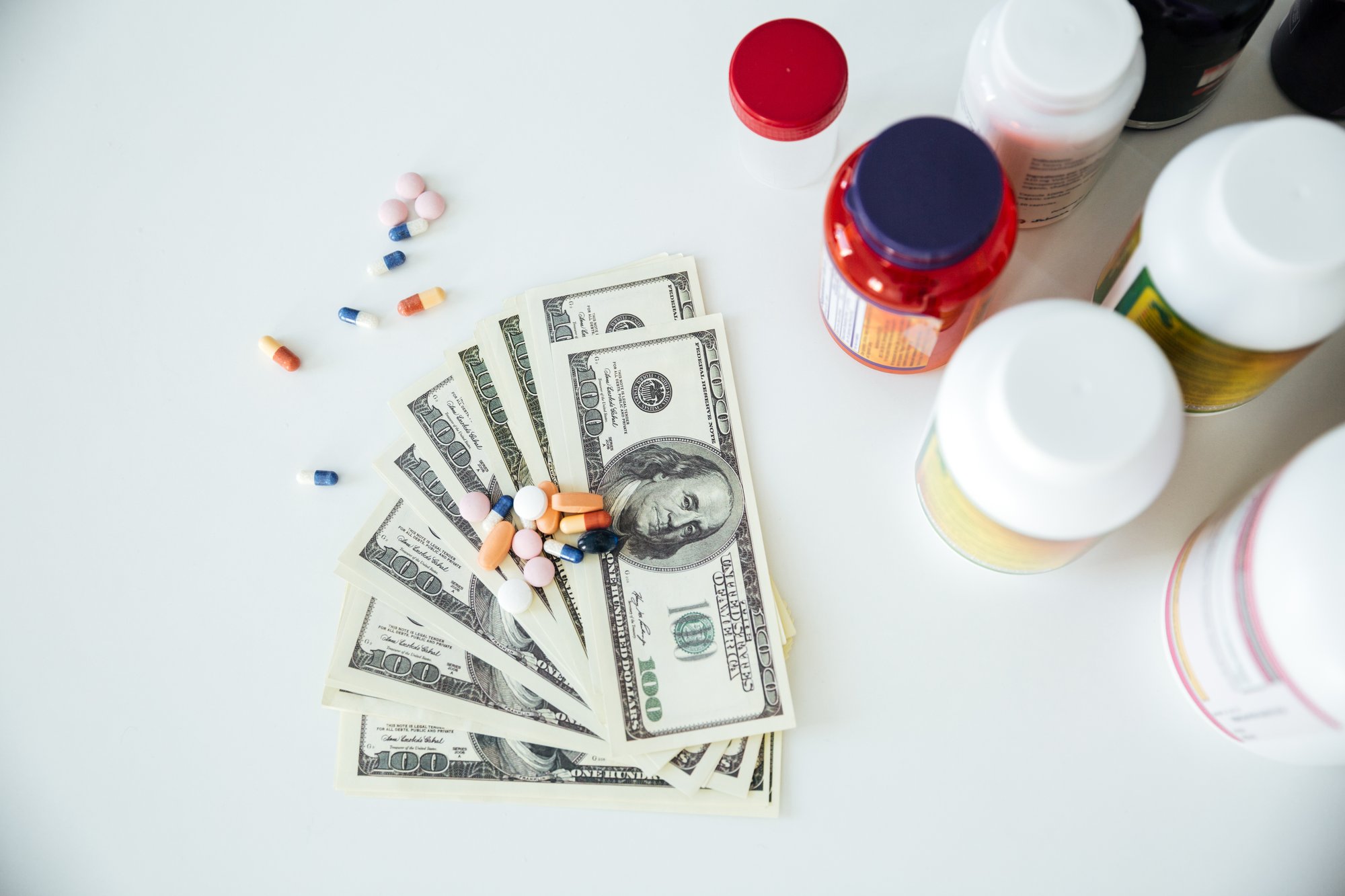 money-with-pills-vitamins